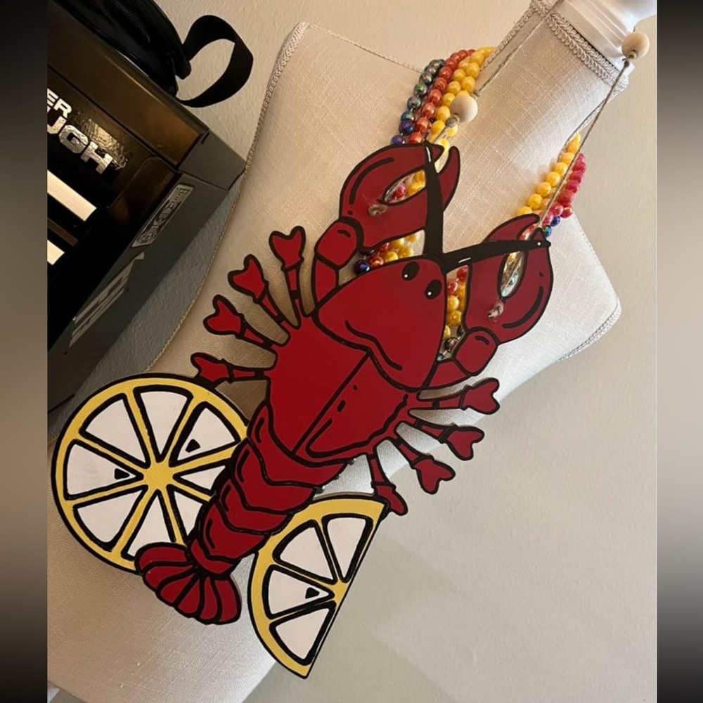 Vibrant Red Lobster Art Painting